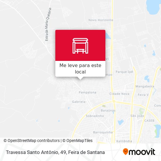 Travessa Santo Antônio, 49 mapa