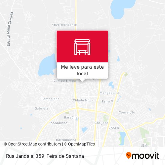 Rua Jandaia, 359 mapa