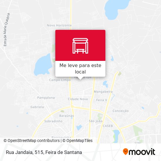 Rua Jandaia, 515 mapa