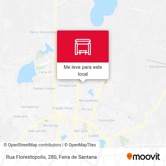 Rua Florestopolis, 280 mapa