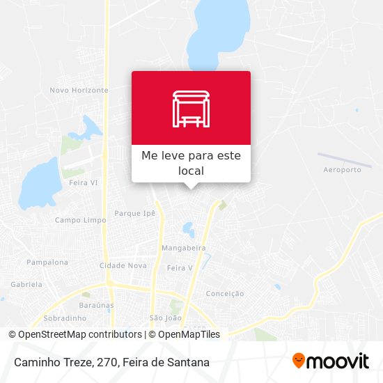 Caminho Treze, 270 mapa