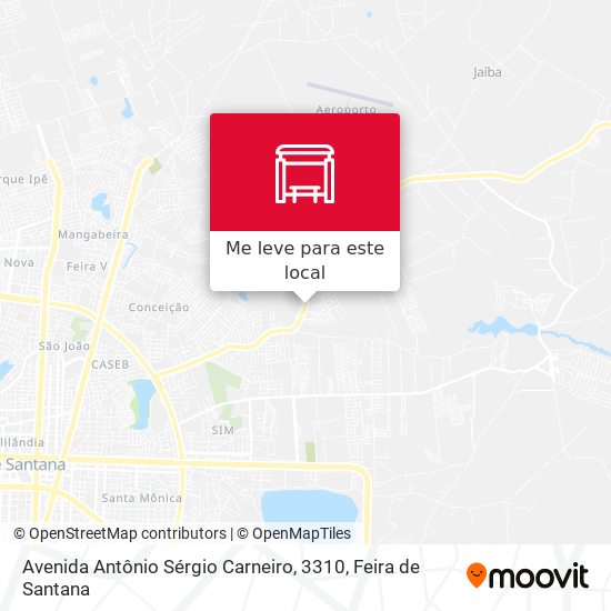 Avenida Antônio Sérgio Carneiro, 3310 mapa