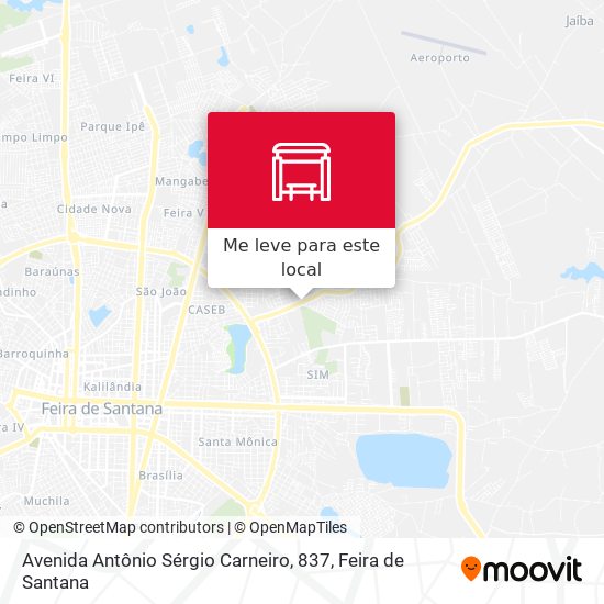 Avenida Antônio Sérgio Carneiro, 837 mapa