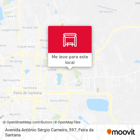 Avenida Antônio Sérgio Carneiro, 597 mapa