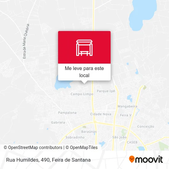 Rua Humildes, 490 mapa