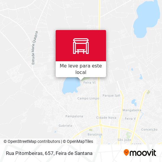 Rua Pitombeiras, 657 mapa
