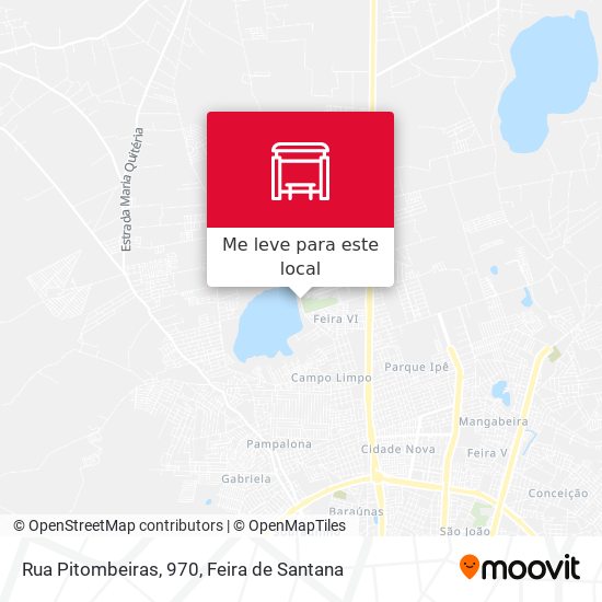 Rua Pitombeiras, 970 mapa