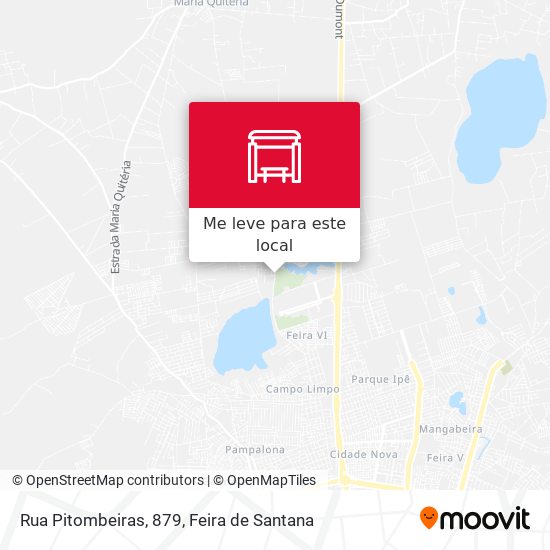 Rua Pitombeiras, 879 mapa