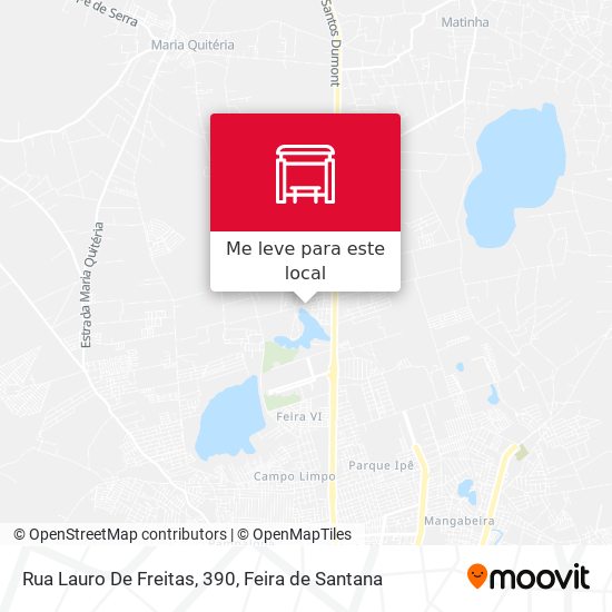 Rua Lauro De Freitas, 390 mapa