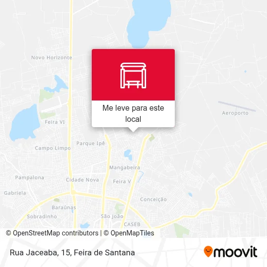 Rua Jaceaba, 15 mapa