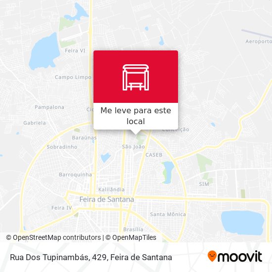 Rua Dos Tupinambás, 429 mapa