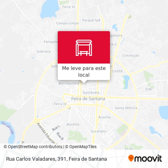 Rua Carlos Valadares, 391 mapa