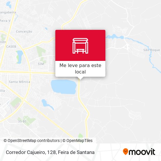 Corredor Cajueiro, 128 mapa