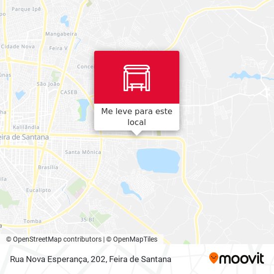 Rua Nova Esperança, 202 mapa