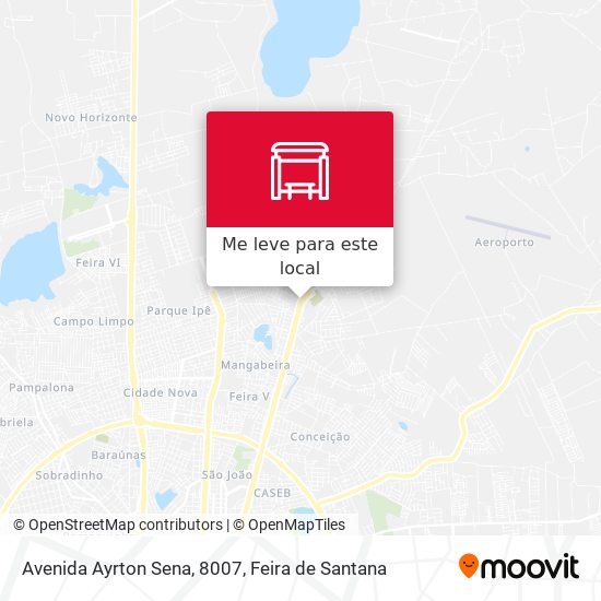 Avenida Ayrton Sena, 8007 mapa
