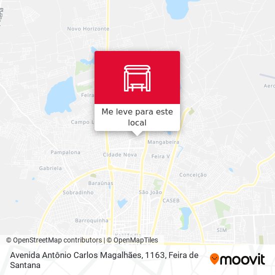 Avenida Antônio Carlos Magalhães, 1163 mapa