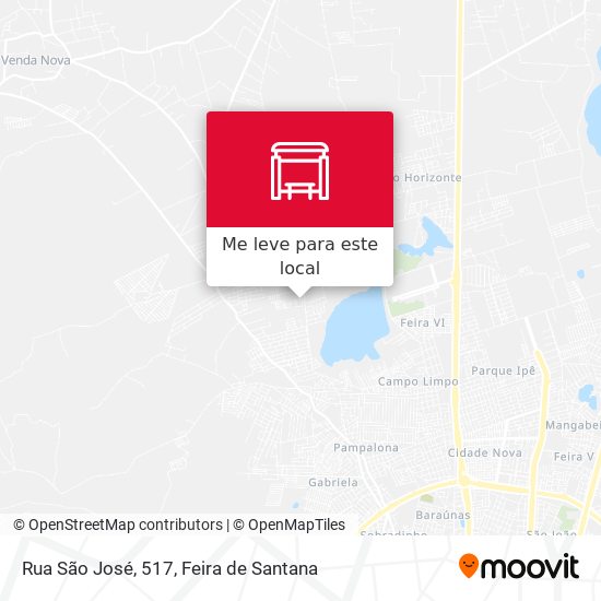 Rua São José, 517 mapa