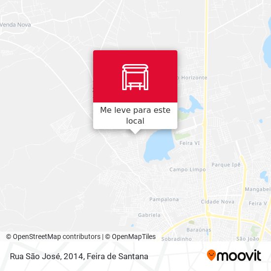 Rua São José, 2014 mapa