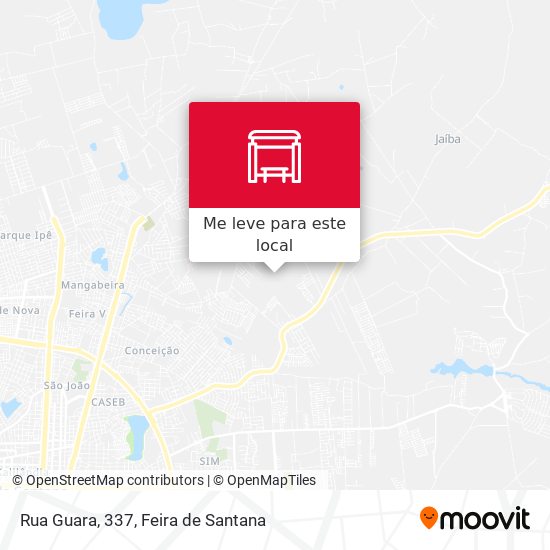 Rua Guara, 337 mapa