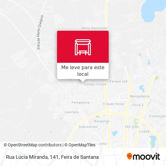 Rua Lúcia Miranda, 141 mapa