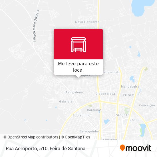 Rua Aeroporto, 510 mapa