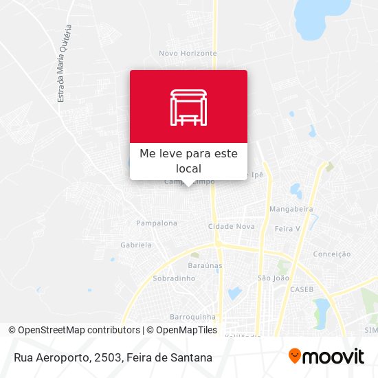 Rua Aeroporto, 2503 mapa