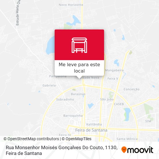 Rua Monsenhor Moisés Gonçalves Do Couto, 1130 mapa