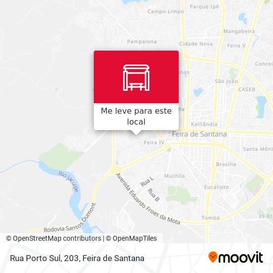 Rua Porto Sul, 203 mapa