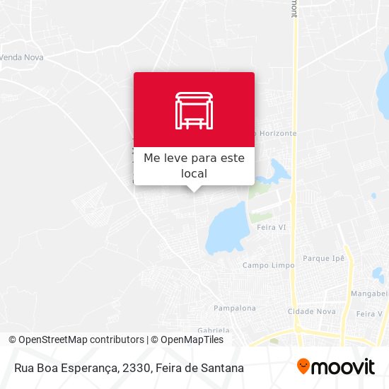 Rua Boa Esperança, 2330 mapa