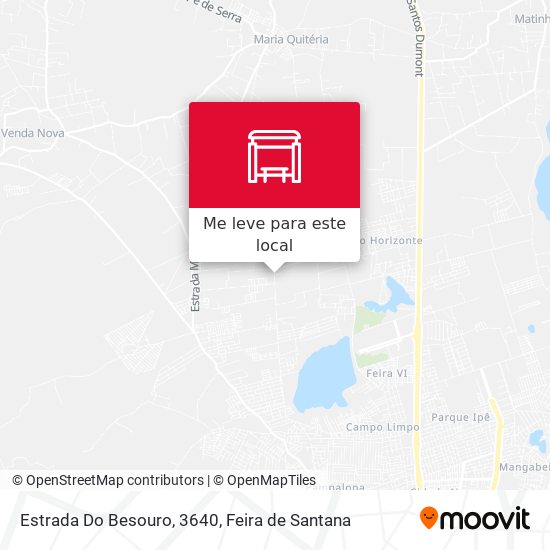 Estrada Do Besouro, 3640 mapa