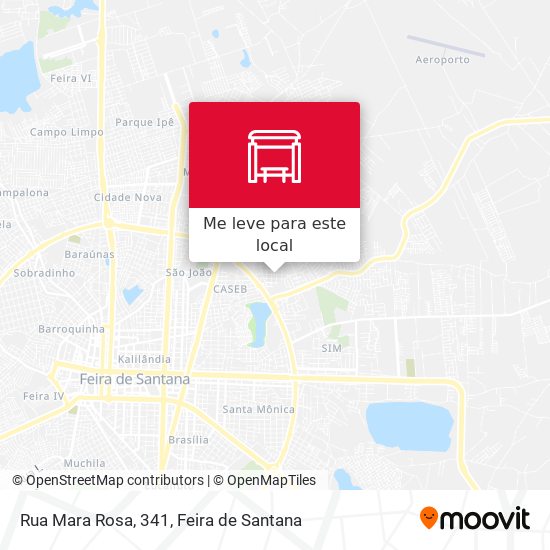 Rua Mara Rosa, 341 mapa