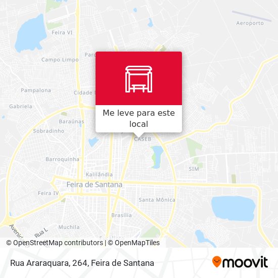 Rua Araraquara, 264 mapa