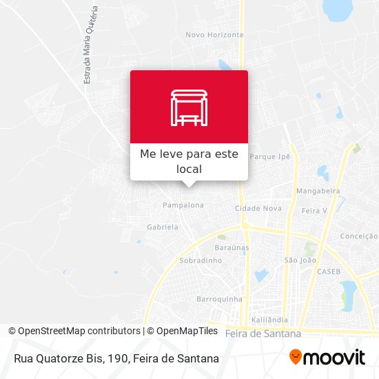 Rua Quatorze Bis, 190 mapa