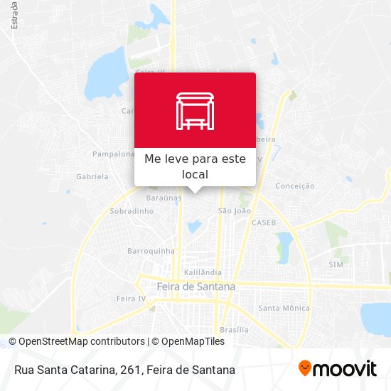 Rua Santa Catarina, 261 mapa