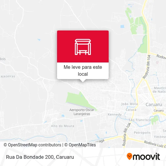 Rua Da Bondade 200 mapa