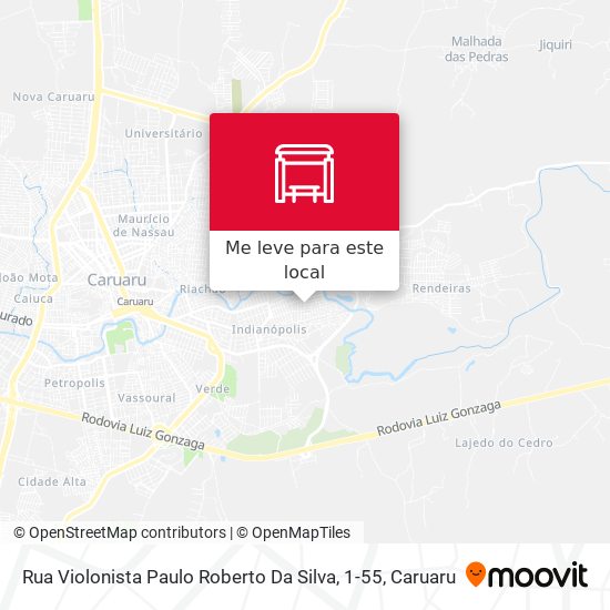 Rua Violonista Paulo Roberto Da Silva, 1-55 mapa