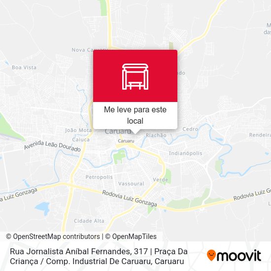 Rua Jornalista Aníbal Fernandes, 317 | Praça Da Criança / Comp. Industrial De Caruaru mapa