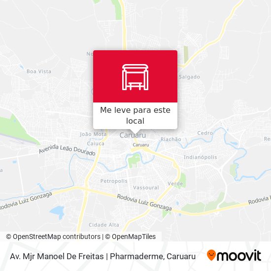 Av. Mjr Manoel De Freitas | Pharmaderme mapa