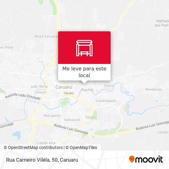 Rua Carneiro Viléla, 50 mapa