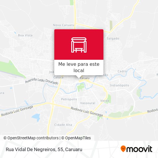 Rua Vidal De Negreiros, 55 mapa