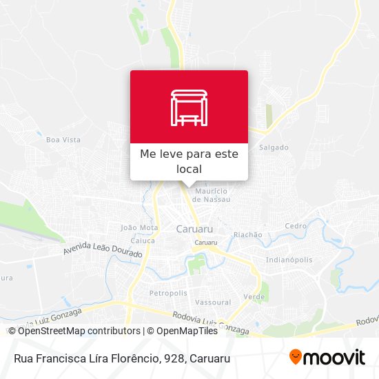 Rua Francisca Líra Florêncio, 928 mapa