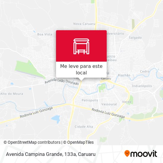 Avenida Campina Grande, 133a mapa