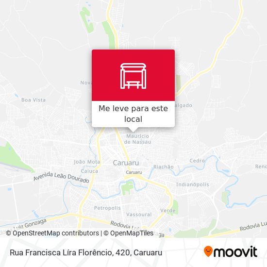 Rua Francisca Líra Florêncio, 420 mapa