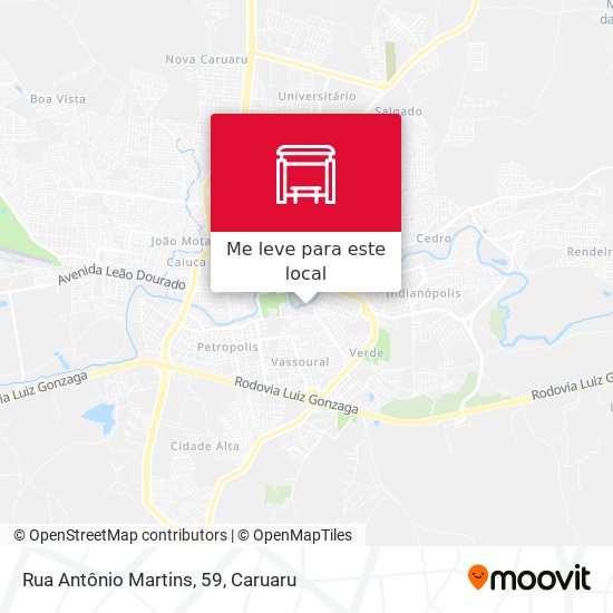 Rua Antônio Martins, 59 mapa