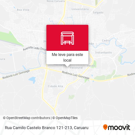 Rua Camilo Castelo Branco 121-213 mapa