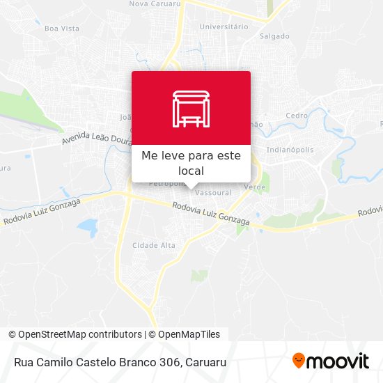 Rua Camilo Castelo Branco 306 mapa