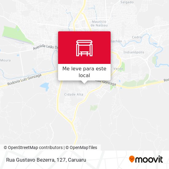 Rua Gustavo Bezerra, 127 mapa