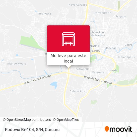 Rodovia Br-104, S/N mapa