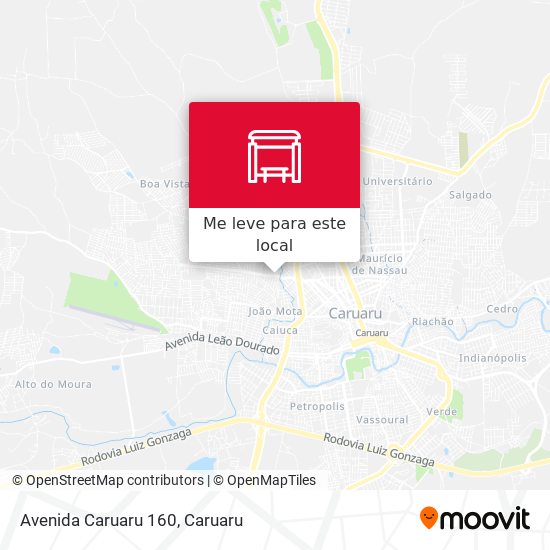 Avenida Caruaru 160 mapa