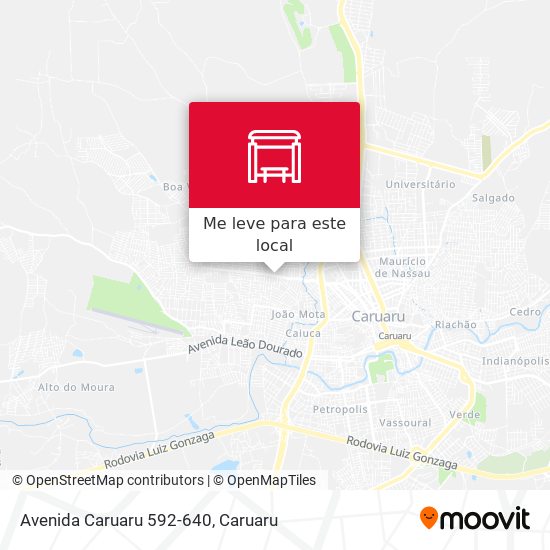 Avenida Caruaru 592-640 mapa